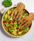 Acacia Wood Salad Hands For Tossing And Serving Non Slip Grip Kitchen Utensils For Salad Greens And Pasta Easy Toss And Plating At Table Durable Handheld Serving Tools For Home Cooks
