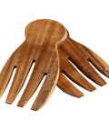 Acacia Wood Salad Hands For Tossing And Serving Non Slip Grip Kitchen Utensils For Salad Greens And Pasta Easy Toss And Plating At Table Durable