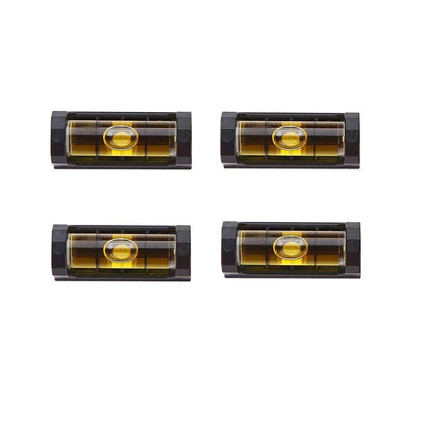 Four Pack Gunsmith Scope Leveling Bubble Tools With Magnetic Base For Optics Mounting And Rifle Alignment Acrylic Shell Clear Bubbles