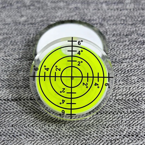 Three Pack Small Circular Bubble Levels 32x7mm Acrylic Round Spirit Level For Layout Tools, Pro Grade Easy To Read Centered Bubble, Compact Circular Level For DIY Woodworking, Tile Installations, Cabinet Framing, And General Alignment