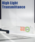 1.5 Gallon Acrylic Vacuum Chamber for Resin Degassing Kit, showing clear acrylic with high light transmittance and brand logo.