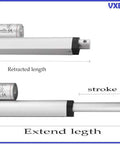 14"inch Stroke 330 lbs DC 12 Volt Linear Actuator - Buy Bearings online - Fast US Shipping