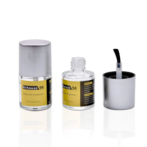 Adhesion Promoter With Brush Head 10ml 2 Pack That Gives Tape A Sticky Boost For Wall Panels And Automotive Molding Tape