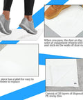 Adhesive Floor Mat Set of 10 With 300 Sheets 17 x 13 Inch Sticky Mats To Trap Dust And Dirt From Shoes And Equipment Wheels