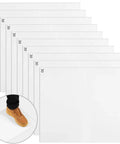 Adhesive Floor Mat Set of 10 With 300 Sheets 17 x 13 Inch Sticky Mats To Trap Dust And Dirt From Shoes And Equipment Wheels