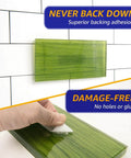 Installing Heavy Duty Adhesive Hook And Loop Tape Strips 16 Sets 1 By 3 Inch Double Sided Fasteners With Strong Back Adhesive Residue Free Mount
