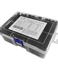 Heat Shrink Tubing Kit With Adhesive Lined 3 To 1 Shrink Ratio For Marine Grade Industrial Use 240 Piece Set