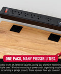 Heavy Duty Adhesive Squares for Wall Mounting and Crafts Built to Hold Up to 10 Pounds with Stick Like Crazy Industrial Strength