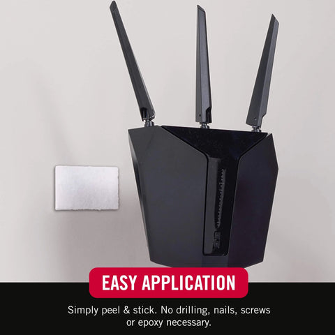 Heavy Duty No Nail Stick On Adhesive Strips For Hassle Free Quick Mounting Indoor Outdoor Use 4 Inch By 2 Inch 2 Pack