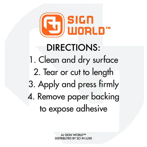 Directions for Ultra Thin 2 Inch Double Sided Tape For Arts And Crafts Scrapbooking Photography Tear By Hand Translucent Adhesive Tape