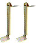 10-Gear Adjustable Angle Hinge 2PCS Heavy Duty Lift Rod Mechanism for Desks, Massage Tables, Drawing Boards & Furniture Hardware
