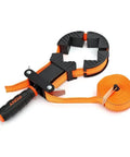 Adjustable Clamp Pony 1225 Rapid Acting Band Clamp With Non Marring 1x1 Inch Jaws For Irregular Shapes, Metal Levers