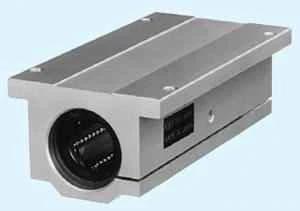 ✝️ TWJ20WUU NB 1-1/4" Ball Bushing Adjustable Block Linear Motion, front view showcasing sleek design for automation systems, 1-pack