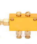 1 In 2 Out Adjustable Brass Oil Distributor For CNC Machining Centers And Production Lines TKType Pro Grade Lubrication System