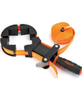 Adjustable Clamp Pony 1225 Rapid Acting Band Clamp with non-marring 1x1 inch jaws, metal levers, 15 foot nylon band, comfortable handle