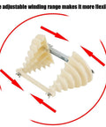Six Layer Coil Wire Winding Device For Single Phase Motors With Beige Plastic Head Holder detail view