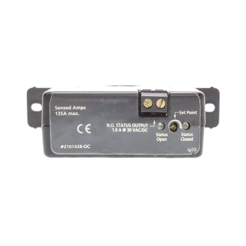 Adjustable Current Switch With SLD Core Normally Open H708 for belt loss detection, front view showing status indicators