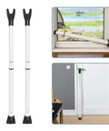 Multi Functional Door Security Bar And Sliding Window Bar With Adjustable Heavy Duty Stoppers Jammer for home and hotel use