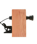 Side view of Gate Latch Complete Outdoor gate Latch for Wooden Gates operates from/on Both Sides of Fence Patented Dual Sided Operation