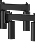Adjustable Sliding Gate Guide Roller 6 Inch Dual Hard Nylon Rollers Heavy Duty Steel Bracket Rust Proof Design for smooth sliding operation