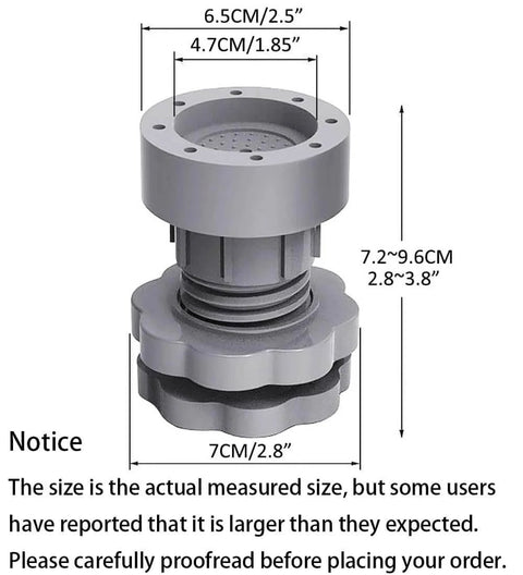 Leveling Feet For Appliances Adjustable Leveling Legs For Washing Machines Refrigerators Dryers And Furniture Four Sets Grey Rubber Pads Prevent Water Ingress Reduce Vibration Minimize Noise And Protect Flooring On Uneven Surfaces
