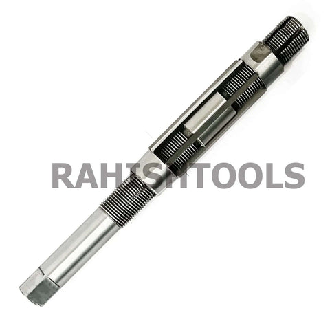Adjustable Hand Reamer Tool Set Delivers Precise Hole Finishing From 15/32 To 1-1/16 Inches In Metal And Wood With Carbon Steel Blades And A Durable Mild Steel Body For Clean Accurate Reaming Rahish Tools, visible in a side angle.