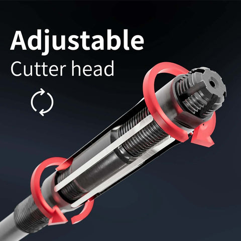 Adjustable Hand Reamer 26-29.5mm HSS With Revolve Grip For Metal Reaming Precision Reamer showcasing adjustable cutter head