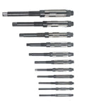 11 Piece Adjustable Hand Reamer Set Pro Grade High Speed Steel For Drilling Machines From Fifteen Thirty Second Inch To One And A Half Inch