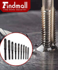 Adjustable Hand Reamer Set, 9 Piece High Speed Steel Reamers Ranging From 15/32 Inch To 1-3/16 Inch displayed with close-up detail