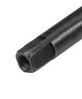 Close-up of Adjustable Hand Reamer 13.75 To 15.25mm H8 High Speed Steel With 6 Flutes Milling Cutter For Metalwork, tool end view.
