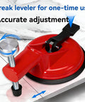 Adjustable Height Countertop Leveler Pro with powerful vacuum suction grip and durable rubber cups on a countertop surface