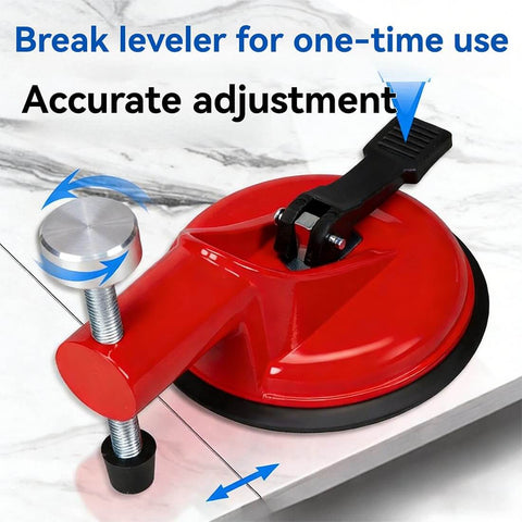 Adjustable Height Countertop Leveler Pro with powerful vacuum suction grip and durable rubber cups on a countertop surface