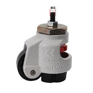 1.57"inch Adjustable Height Floor Lock Heavy Duty Caster Wheel 40mm - M8 Threaded stem - Buy Bearings online - Fast US Shipping