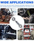 Economy adjustable heim joint rod end kit with right hand 1/2-20 thread and 1/2 inch bore for vehicle suspension