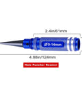 Side view of 0 To 14 Millimeter Adjustable Hole Puncher Reamer For RC Body Shells And Models Heavy Duty Stainless Steel Drill Tool