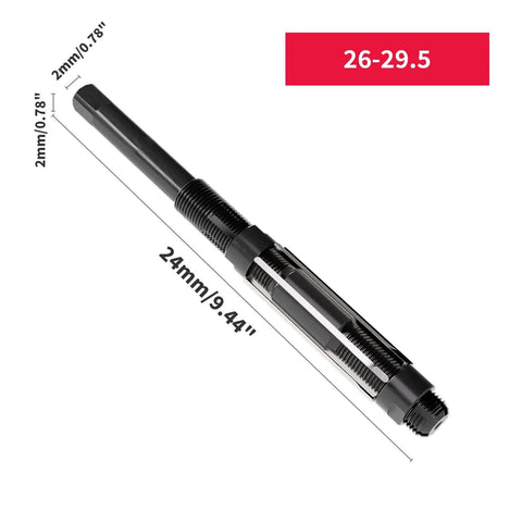 Image of Adjustable Hand Reamer 26-29.5mm HSS With Revolve Grip For Metal Reaming Precision Reamer Range 1.02 To 1.16 Inches H7 Tolerance Durable Razor Sharp Long Life Drill Bit DRINYOUNG.