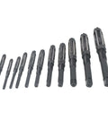 Durable Adjustable High Speed Steel Hand Reamer Set For Drilling Machines 11 Pieces H4 Through H14 Size Range 0.46875 Inch To 1.5 Inch Straight Flute Includes 6 Replacement Blades WFLNHB