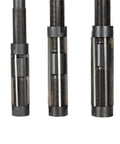 Durable Adjustable High Speed Steel Hand Reamer Set For Drilling Machines 11 Pieces H4 Through H14 Size Range 0.46875 Inch To 1.5 Inch