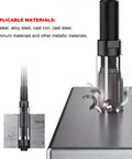 Pro Grade HSS Adjustable Manual Reamer Milling Tool With 15.25 To 17 Mm Diameter For Metalworking in use on metal surface