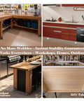 Heavy Duty Leveling Feet 4 Pack Adjustable Furniture Levelers With 1320 Lb Capacity installed on various furniture types