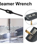 Beefed Up Adjustable Metal Tap Handle Reamer Wrench for Screw Tapping and Repair from One Quarter Inch to Three Quarters Inch