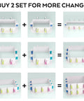 Adjustable Molds Housing For Silicone And Resin Molds with binder clips in multiple configurations