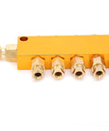 Adjustable Oil Distributor With One Inlet Ten Outlet Stainless Steel Lubrication System for CNC Machine Tools close-up view