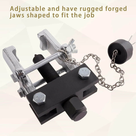 Beefed Up Pitman Arm Puller With Adjustable Jaws For Removal Of Pitman Arms Bearings Collars Gears And More For Cars And Light Trucks Repair Tool Kit Set