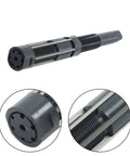Pro Grade Adjustable Hand Reamer 26-29.5mm (1-1/32 to 1-5/32 Inches) With Square Shank and HSS Blade for Metalworking, shown in front view