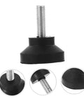 Four Pack Sturdy Adjustable Furniture Leveling Pads Rubber Feet For Tables Machines Workbenches Cabinets And Heavy Duty Appliances