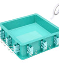 Adjustable Mold Housing Kit For Silicone Molds, Leak Proof Plastic Frame, 5.5 inch square, for DIY Resin, Candle, and Soap Molds