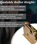 Sliding Patio Door Rollers Compatible With Aluminum Doors Made After 1992 1996, 1-1/2 Inch Steel Ball Wheel Bearing
