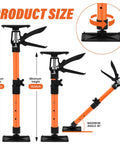 Adjustable Support Pole - Cabinet Jack, Drywall Lift, 16.2-31.9Inch Adjustable Height, Supports Up to 154lbs, 3rd Hand System image