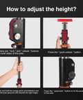 How to adjust the ✝️ Adjustable Support Pole, Quick-Adjustable Telescopic Rod Support System, Supports Up to 154 lbs of Cabinet Lift Jacks